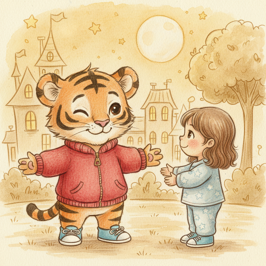 The Friendly Tiger - story for Marleigh